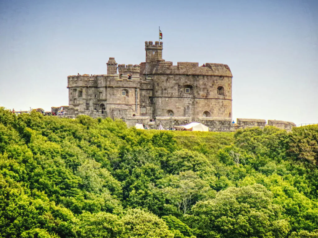 Pendennis Castle in Falmouth, South Cornwall, UK